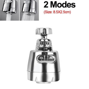 360 Degree Rotating Filter Tap - Water Bubbler Faucet Anti-Splash Economizer - Kitchen Supplie