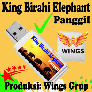 King Birahi Elephant PRODUKSI WINGS GRUP Garansi Resmi 1Tahun Flashdisk