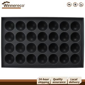 [Winnereco Flagship Mall] Takoyaki Baking Pan Nonstick Octopus Meatball Grill Pan Kitchen Takoyaki Maker Octopus Ball Baking Tray Kitchen Gadgets