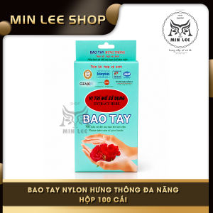 Bao tay nylon HƯNG THÔNG đa năng hộp 100 cái bao tay xốp - Phụ kiện
