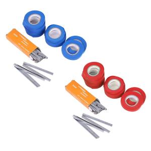 【】 Nóng thực vật tapetool tapener Phụ Kiện máy buộc 10 băng cuộn + 1 hộp đinh