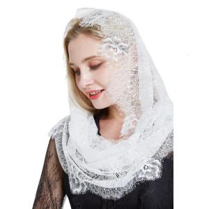 Mantilla Veil Catholic Church Veil Lace Head Cover Women Church Mass Veil Headcovering Latin Mass Chapel Veil Mass Veil
