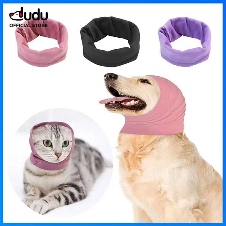 Photo inspiration: Picture Idea: Dudu Pet Headscarf Cat Dog Noise Proof Ear Cover Bathing