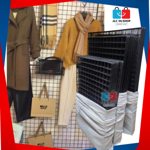 Heavy Duty Makapal Steel mat Coated Thick Screen Hanging Divider black color for home improvement