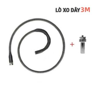 [HCM] Dây Thông Cống Lò Xo Có Đầu Nối Lắp Cùng Máy KhoanTay Quay Thủ Công Chiều Dài 3m5m -TyHome