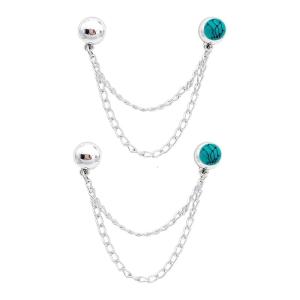 Multipurpose Magnetic Trouser Hem Clips Headscarf Pin Hijab Magnets with Chain Magnetic Clips for Quick Attachment