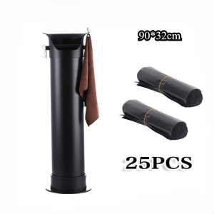 25pcs Coffee Knock Box Garbage BagCoffee Trash Bags for Grounds Espresso Knock Box Trash Bags 90*32
