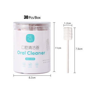 Pembersih Mulut Bayi Baby Oral Cleaner Cotton ​Swab Mouth Tongue Cleaner Teether Sterile Gauze Disposable Oral Cleaner Stick
