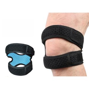 NEENCA Dual‑Compression Patellar Knee Strap Adjustable Breathable Non‑Slip Knee Support Strap For Running Hiking Basketball Fitness Sports