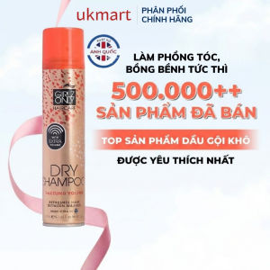 Dầu Gội Khô Dry Shampoo Girlz Only Dazzling Volume 200ml phồng tóc gấp đôi mùi hương kẹo ngọt