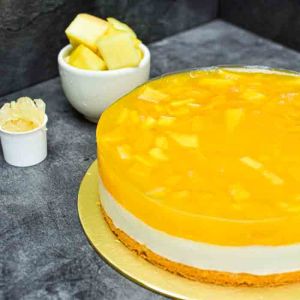 [HALAL CERTIFIED] Happy Oven Mango Pomelo Birthday Cake (500g-2kg). Low Fat! Low Sugar! Nice Packaging w Free Delivery! (Can Choose Delivery Date and Time!)
