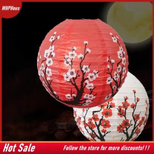 【COD】🔥🔥🔥 30 35cm Plum Blossom Round Paper Lantern Lamp Shade Chinese Antique Paper Lantern New Year Paper Lampshade Home Decor
