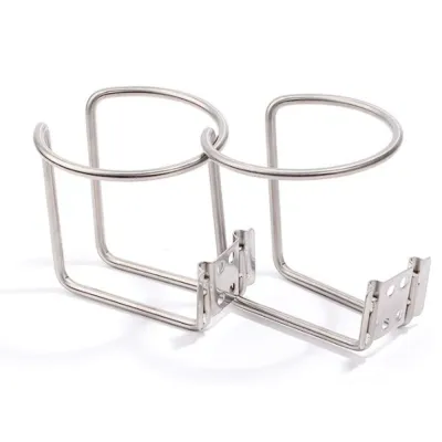 LABAICAI 1/2Pcs Giá để cốc Giá để đồ uống trên xe ô tô Giá đỡ đồ uống Phổ thông Giá đỡ chai nước RV Phần cứng xe tải Gắn dọc Nhẫn thuyền Xe moóc