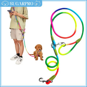 Hands Free Dog Leash Reflective Nylon Pet Walking Running Jogging Adjustable Walking Free Hands Rope Chain
