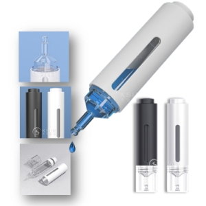 Botol Serum 15ml Bottle Airless Pump Tempat Refill Essence Kosmetik Travel Size Bahan PET