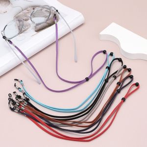 MODERNLUX 1PC Durable Eyeglasses Holder Strap Cord Eyewear Retainer Suede Fabric Adjustable Glasses Cord Fashion High Elasticity Anti-Slip String Glasses Ropes for Eyeglass