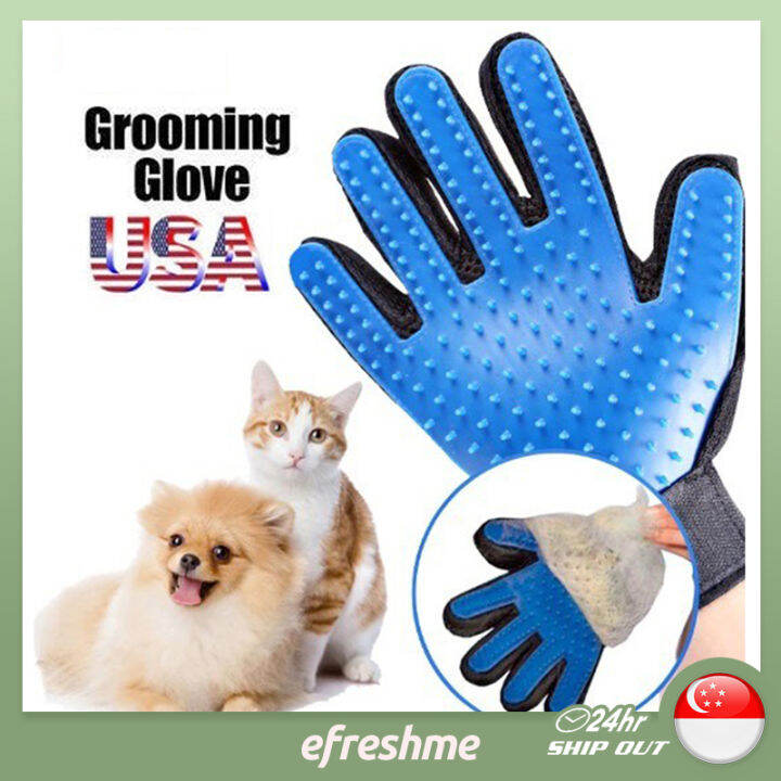 Diy cat hotsell grooming glove