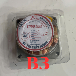 stator lốc quạt gió B3 B4 B5 đường kính 46 (dây đồng) - Linh kiện HD