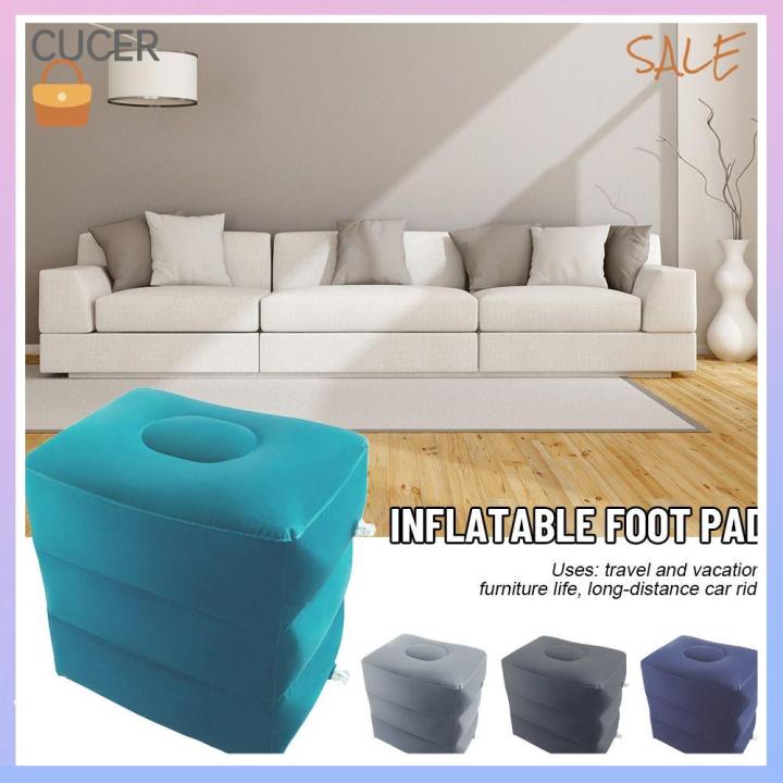 CBT Flocking Travel Air Mattress Adjustable Three Floors Footrest Step