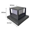 Vimite Led Solar Post Light Outdoor Waterproof Automatic Sensor Fence Column Lamp Decorative Garden Lights for House Gate Pillar Lighting Warm White. 