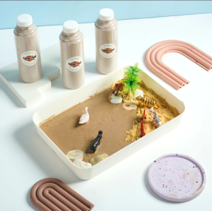 Sensory play mainan edukasi playmud  lumpur foodgrade edible mud sensory tactile