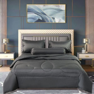 【4 Day Post Out - From Malaysia Factory】2500TC Cooling Silk Soft Bedsheet Set Cool Silk Bedsheet Hotel Ice Bedsheet