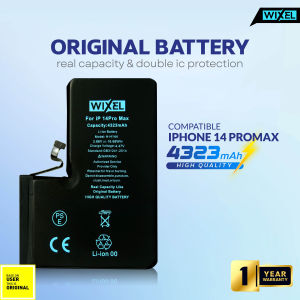 WIXEL Baterai Iphone 14 PRO MAX Double Power Batre Batrai Battery Dual HP Handphone Apple Ip Ori Original