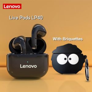 (HD1)Lenovo Lp40 Bluetooth EarphoneWireless Earbuds With Microphonelenovo earbuds