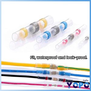 YoPo 50PCS Solder Seal Wire Connector Waterproof Heat Shrink Middle Connection Terminal Combination Box