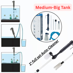 🫨 USB Rechargeable ✅ Aquarium Water Changer Vacuum Cleaner Gravel Siphon Fast 2L/min Fish Tank Suction Electric