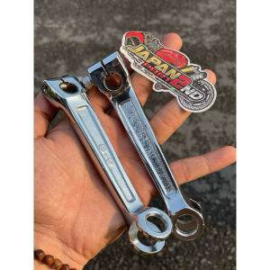 TUAS PAHA REM BAJAJ PULSAR ORIGINAL BARU KROM CHROME CRUM