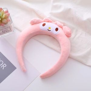 Kawaii Sanrio ที่คาดผม การ์ตูน My Melody Kuromi Cinnamoroll Pompom Purin น่ารัก เครื่องประดับผม ของขวัญ สําหรับเด็กผู้หญิง