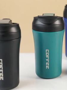 Travel Coffee Mug Vacuum Insulated Bottle Spill Proof with Lid Straw Reusable Tumbler Keep Hot/Ice Coffee Tea Car Thermos Cup