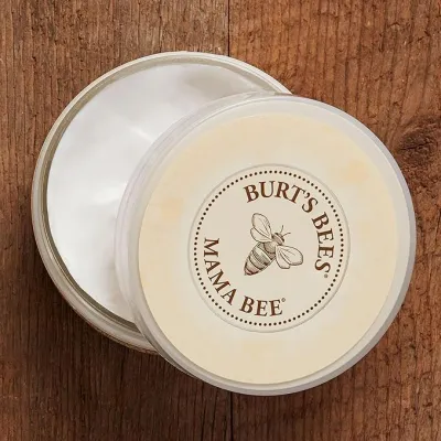 Burts Bees Mama Bee Belly Butter Fragrance Free Lotion 6.5 Ounce Tub