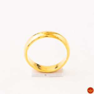 LSW แหวนทองคำแท้ 2 สลึง (7.58กรัม) ลายปอกมีดเกลี้ยง RD-47