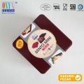 ONYX Bento Mini Segi Coklat 700ml Kotak Bento Mini 13,5 x 13,5 x 5,9cm. 