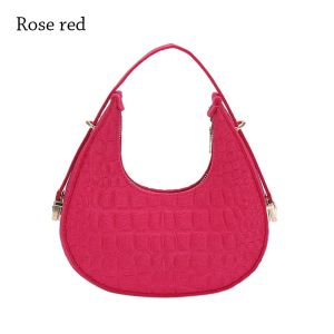 ALEXIS BAGS Fashion Crocodile Grain Cute Simple Handbags Shoulder Bag Bags Purses