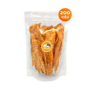 สันในไก่อบเเห้ง ขนมสุนัข ขนมแมว ใช้ไก่เกรดพรีเมี่ยม ขั้นตอนการผลิตที่ได้มาตราฐาน Pet Snack สันในไก่อบเเห้ง Home Made