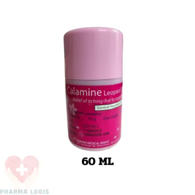 คาลาไมน์ ตราเสือดาว Calamine Leopard อาการคัน ผื่นคัน ขนาด 60ml/120ml