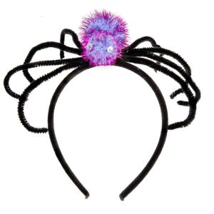 Dành cho người lớn thanh thiếu niên tinsels Headband nhện hình dạng bờm tóc sang trọng nón đội lệch đi tiệc hairband prom Đảng đạo cụ Trang phục hóa trang