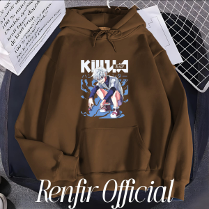 Sweater Hoodie Anime Anak Laki-Laki Motif Kilua 5 Untuk Umur 2-15 Tahun