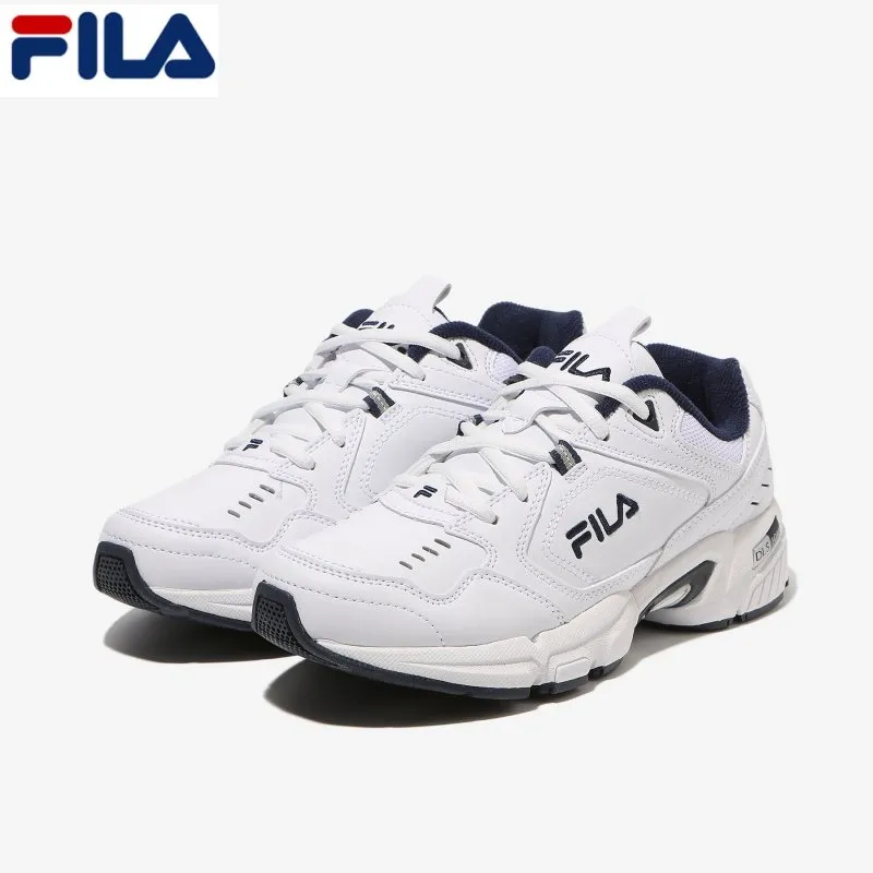 Fila white and store blue shoes