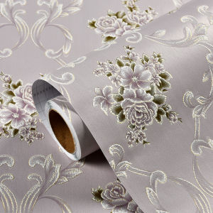 Wallpaper Self Adhesive Bedroom TV Background Wall Decor Moistureproof Elegant Style 3D Wall Sticker