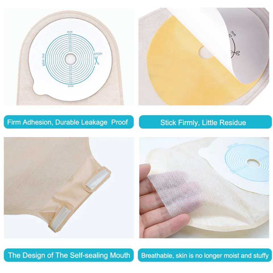 Colostomy Bags Ostomy Supplies Drainable Ostomy Pouch for Ileostomy Stoma  Care