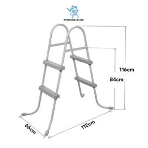 SR99. Double Sided Swimming Pool For INTEX Ladder Tangga Kolam 84cm - Perfect for Above Ground Pools