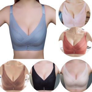 Yingbao Adjustable Bra Women Push Up Plus Size Wireless Soft Ladies Seamless Teen Girl Bras Big Size  32 34 36 38 40 Cup B C