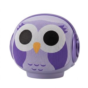 BASSJAXX Cute Fabric Bluetooth Speaker Wireless Speakers 4H Playtime RGB LED Soundsphere Home Office