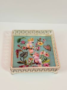 Pichwai Print Metal Tray | Lightweight | Ideal for Diwali Wedding & Pooja Décor| Gift