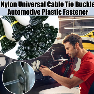 Nylon Universal Cable Tie Buckle Black Universal Car Cable Fastening Ties Push Mount Wire Tie Retainer Clip