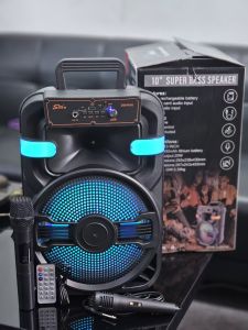 ลำโพงบลูทูธ ลำโพงเบสแน่น ZQS10102 ฟรีไมค์ลอย+ไมค์สาย+รีโมท ดอก10นิ้ว กำลังขับ20W รองรับAUX TF USB ปรับเสียง/ไฟได้ ลำโพงเสียงดี